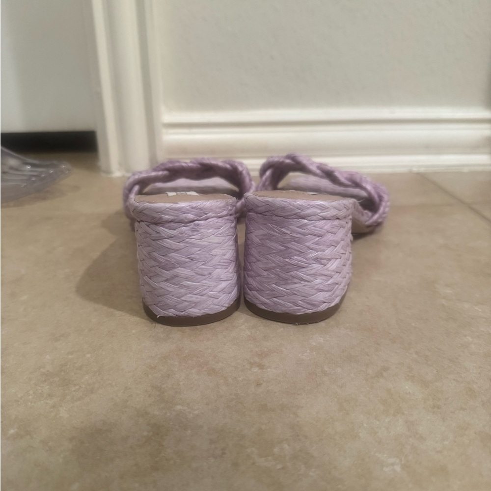 Steve Madden Women's Purple Braided Sandals - Picture 6 of 7
